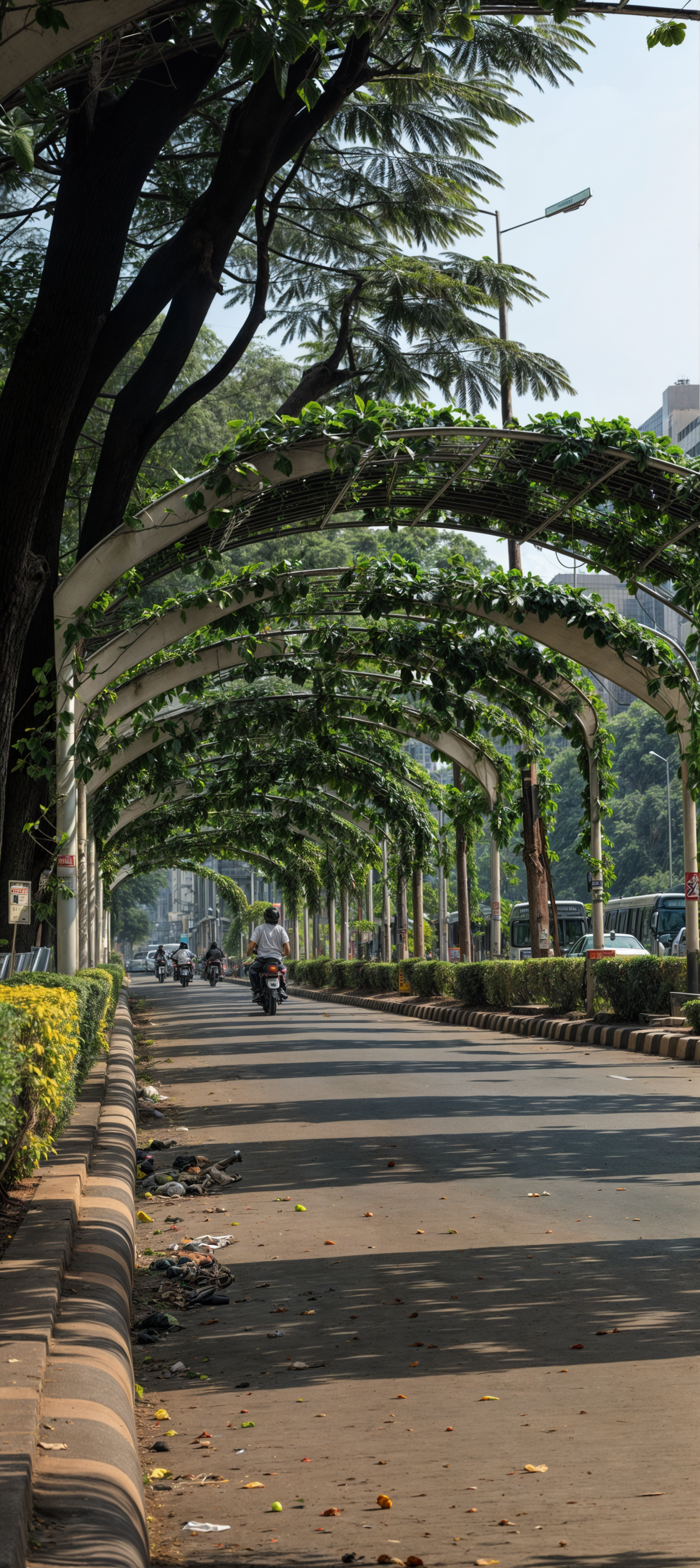 Bamboo Pergola Roundabout 3